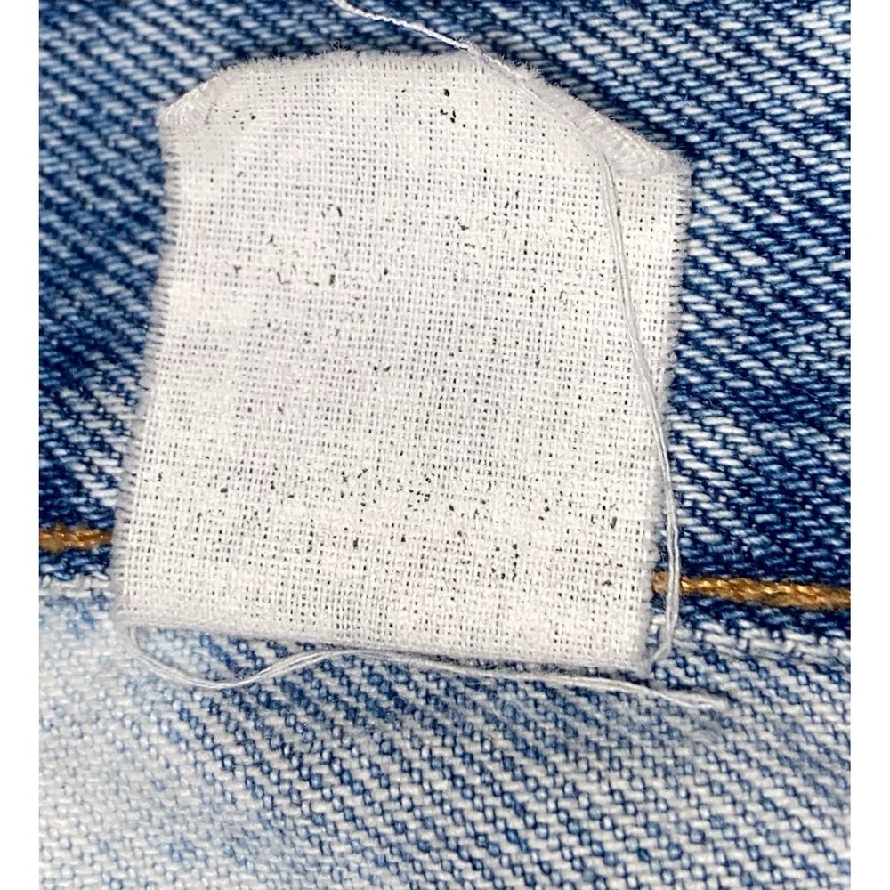 Vintage Levi's Women's Mom Jeans Tapered Size 27x30 Denim Custom Bleach Wash - Picture 16 of 16